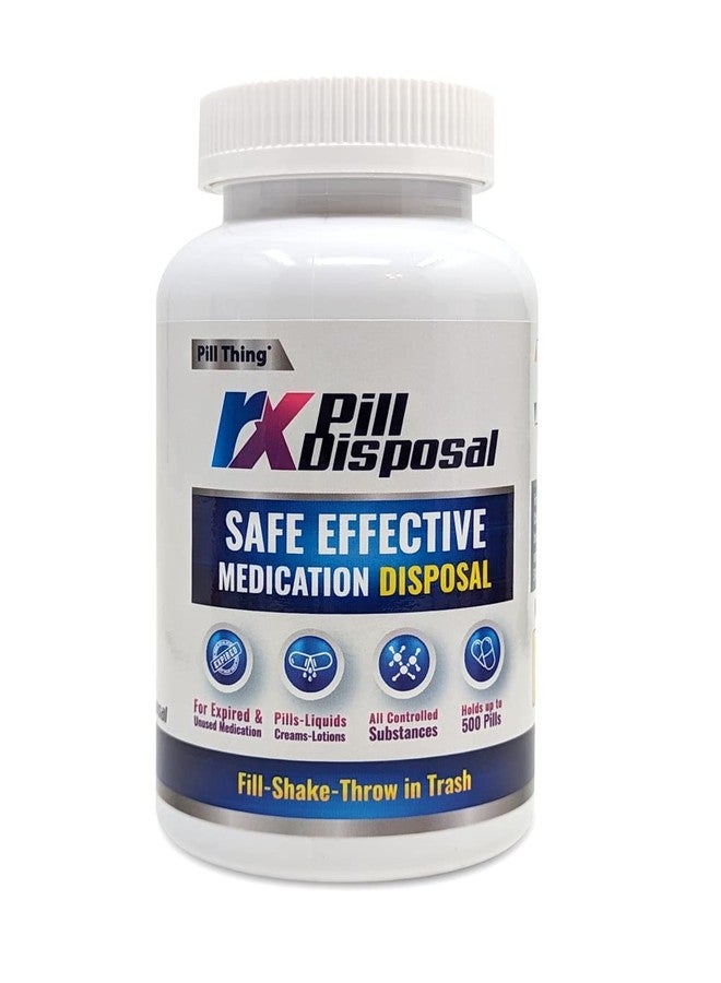 pill thing التخلص من حبوب الأدوية الموصوفة، حل آمن وفعال لتدمير وتعطيل الأدوية الموصوفة، سعة كبيرة 17 أونصة (عبوة واحدة) - Image 1